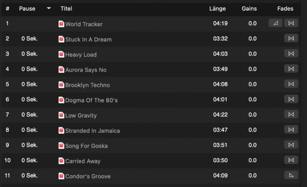 Tracklist_World Tracker